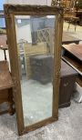 Vintage Wood Gold Gilt Mirror