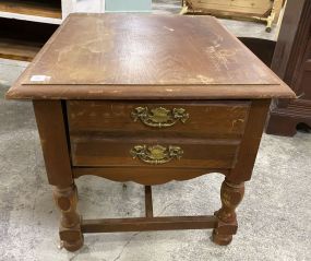 Broyhill Cherry Side Table