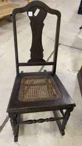 Antique Caned Bottom Rocker