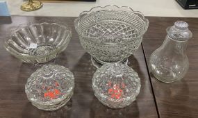 Group of Pressed Glass and Fostoria