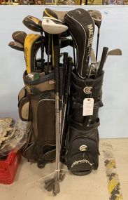 Group of Golf Clubs