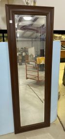 Modern Cherry Wall Dressing Mirror