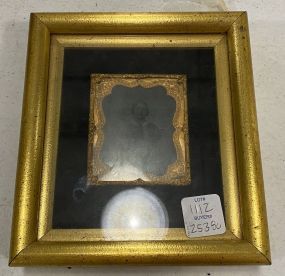 Gold Painted Wooden Picture Frame of Lady
