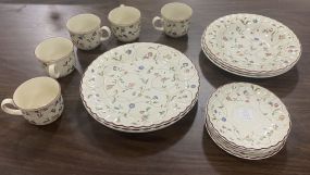 Set of Staffordshire China Tableware Oakwood England.