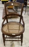 Eastlake Style Caned Side Chair
