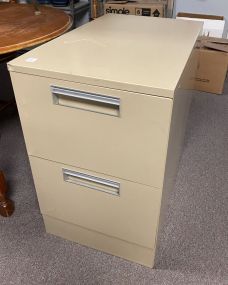 Two Drawer Metal File Cabinet