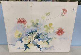 Jo ann Fulgham Watercolor Floral Painting