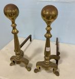 Brass Andirons