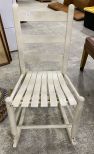 Small White Painted Rocker