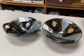 Two J. Wilson Pottery Bowls