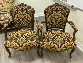 Pair of French Style Arm Chairs