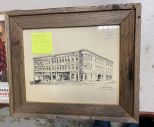 Winnfield Hotel Louisiana Print Signed C. Hudson Chadwick