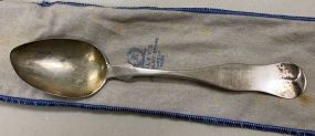Coin Silver Serving Spoon