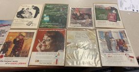 9 Vintage Cigarette Advertise Posters