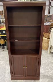 Cherry Pressed Wood Bookcase