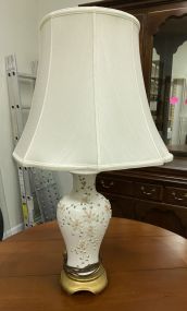 Porcelain Floral Vase Lamp