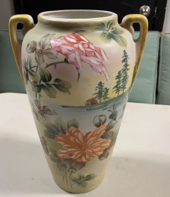 Nippon Hand Painted Vase