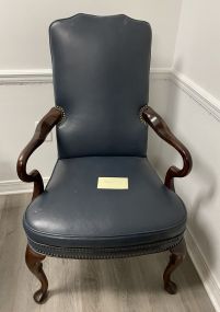 Cherry Queen Anne Arm Chair