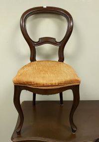 French Mahogany Accent Chair