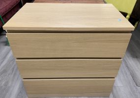Three Drawer Pine Cabinet