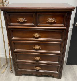 Dixie Furniture Co. Mahogany Chest of Drawers