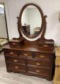 Dixie Furniture Co. Mahogany Dresser