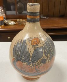 Hand Crafted Mexican Pottery Vase
