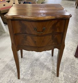 Mahogany French Style Side Table