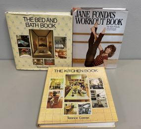 Bed & Bath Book, Jane Fonda's Workout Book, Kitchen Book