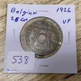 1926 Belgium 25 Ces