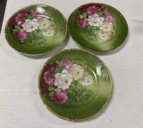 Three Signed Porcelain Plates