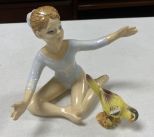 MC Millon Hand Made Pottery Dancer