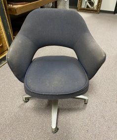 Old Upholstered Desk Chair