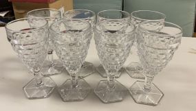 8 Fostoria American Clear Cups