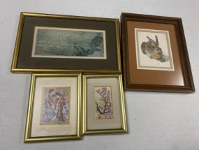 Four Framed Prints