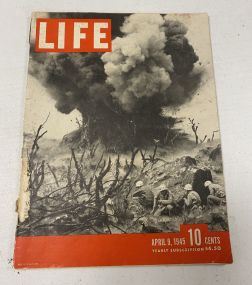 Life Magazine April 9th 1945 10 Cents