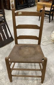 Primitive Style Slat Back Chair