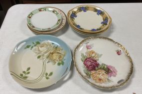 Group of Collectible Hand Painted Porcelain Plates