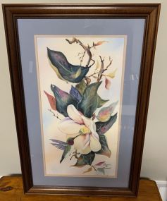 Signed B. Sumrall Magnolia Print