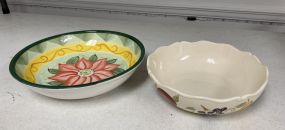 Two Ceramic Serving Bowls