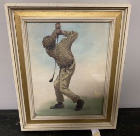 AB Frost Golfer Print