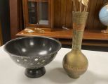 Decorative Bowl and Flower Vase