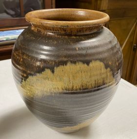 Signed Stoneware Pottery Vase