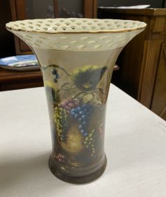 Vineyard Blessings Porcelain Vase