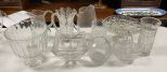 Group of Clear Glass Pieces