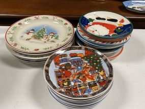 Christmas Holiday Plates