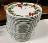 24 Royal Norfolk Dinner Plates