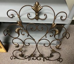 Decorative Metal Plate Display Rack