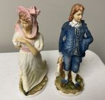 Blue Boy and Pink Lady Figurines