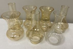 Group of Gas Lantern Glass Shades